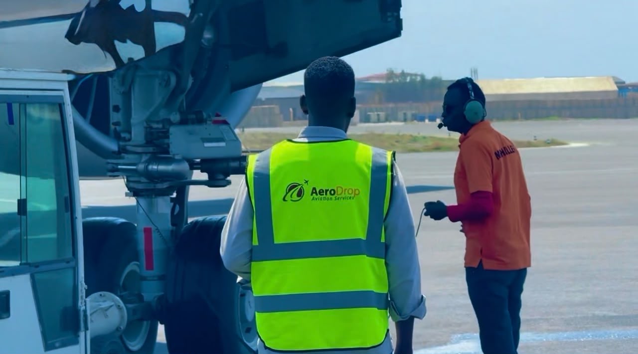 AeroDrop team supporting aircraft operations
