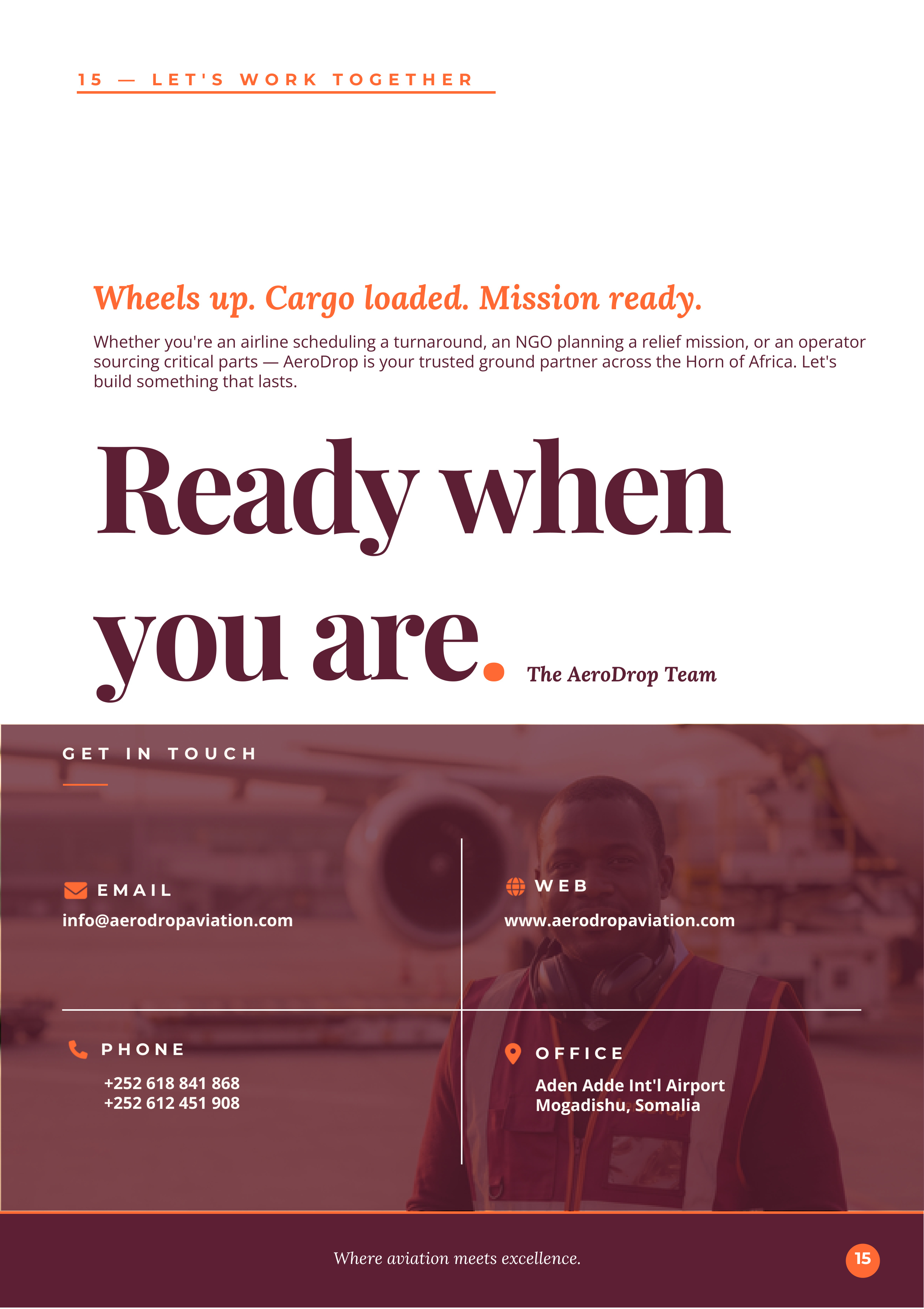 AeroDrop Aviation & Logistics contact office